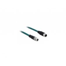 DeLOCK cable de red M12 Cat6a S/FTP (S-STP) 5 m Azul