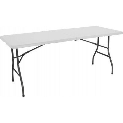 Mesa plegable blanca 180 cm rectangular catering