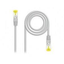 Latiguillo Nanocable Cat.6a 25cm Gris