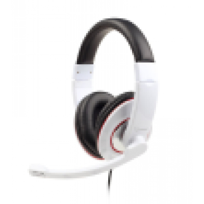 AURICULARES GEMBIRD MHS-001-GW BLANCO BRILLANTE MICROFONO ALAMBRICO 3.5MM