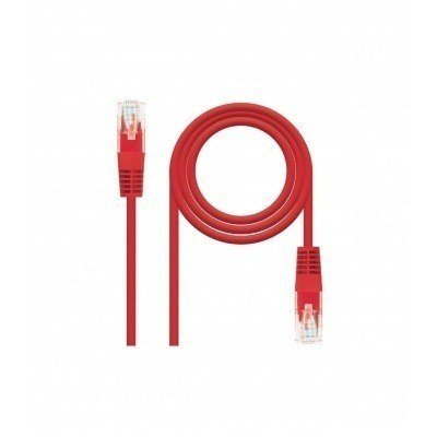 CABLE RED LATIGUILLO CAT.6 UTP AWG24 ROJO 30 CM