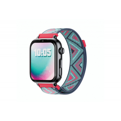 Savefamily Reloj Inteligente Infantil SaveWatch Plus 2 - Pantalla Amoled - Carcasa Negra - Correa Tela Tribeca