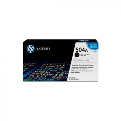 TONER ORIG HP LASERJET 504A CE250A NEGRO