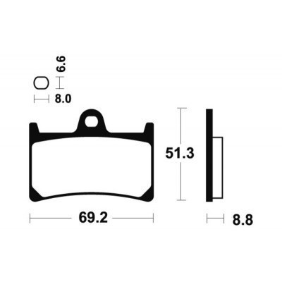 TECNIUM Sintered Metal Brake Pads - MTR134 MTR134