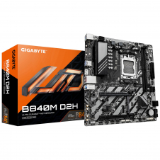 TARJETA MADRE GIGABYTE B840M D2H AM5 DDR5 M.2 HDMI VGA DVI
