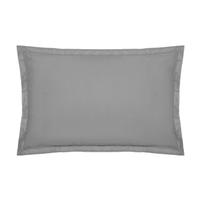 Funda de almohada color gris 70 x 50 cm