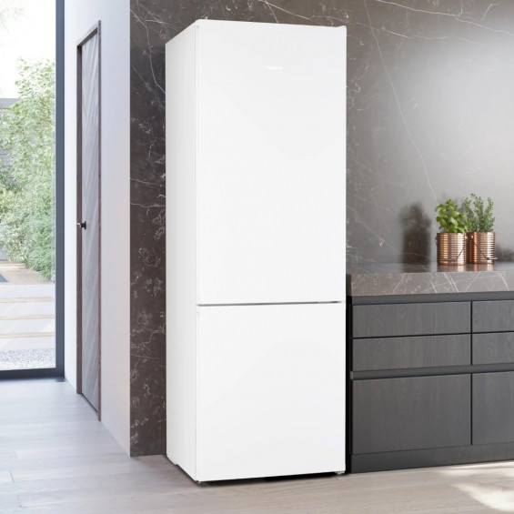 Frigorífico combi Siemens KG49NVWDG, 203 x 70 x 66.7 cm, Total No Frost, clase D, 223 kWh/año, 35 dB, 440 litros, hyperFresh 0°C, MultiAirFlow, blanco - imagen 2
