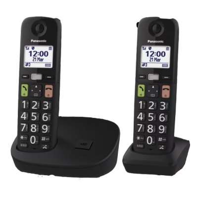 KX-TGU112 Teléfono DECT Identificador de llamadas Negro