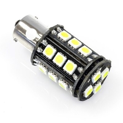 Lámpara LED BA15s 22 leds 12V Blanca HL514 BA15S WHITE