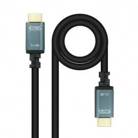 Cable HDMI Nanocable, V2.1, IRIS, 8K, A/M-A/M, 5 metros