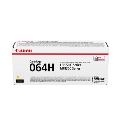 Cartucho toner canon 064h amarillo 10400 paginas