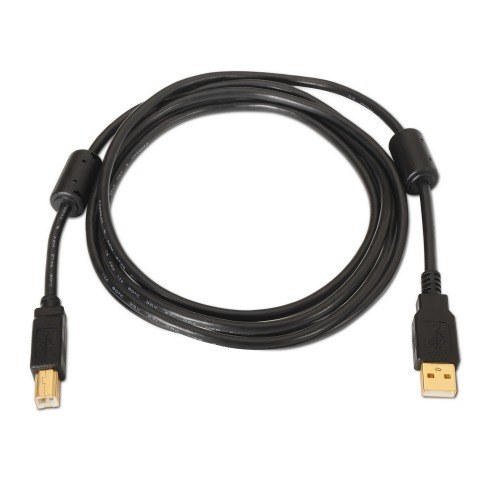 Aisens Cable USB 2.0 impresora super alta calidad con ferrita 3M
