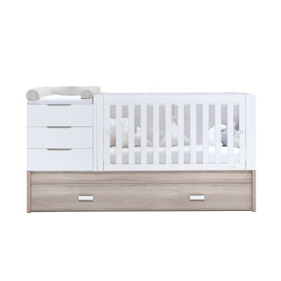 Cuna convertible con cama nido · SERO LOFT 70x140 White · Alondra