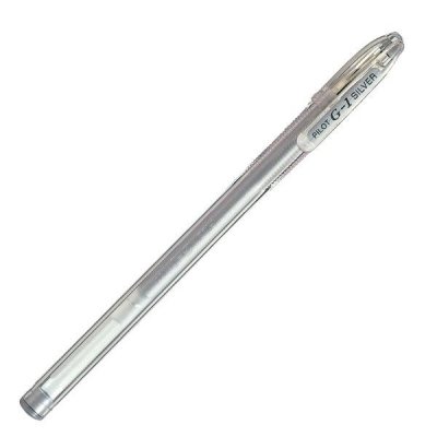 PILOT Boligrafo G-1 Metallic trazo 0,4mm plata