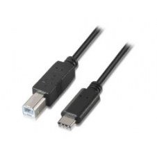 Cable Aisens Usb-c/m A Usb-b/m 1m Negro