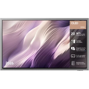 Televisor OLED Samsung TQ55S99HATXXC, S99H, 55 pulgadas, 4K, Vision AI Smart TV, sin reflejos, plateado