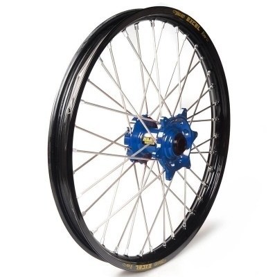 Rueda completa Haan Wheels aro negro 19-1,40 buje azul 1 43014/3/5 1 43014/3/5