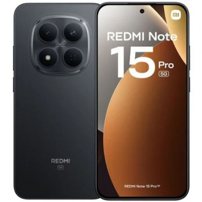 Smartphone Xiaomi Redmi Note 15 Pro 12GB/ 512GB/ 6.83/ 5G/ Negro