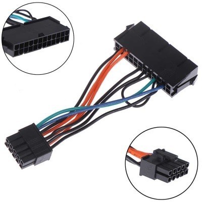 CABLE ADAPTADOR DE FUENTE DE ALIMENTACION STANDARD PARA ORDENADORES LENOVO 24PINS a 10PINS (VALIDO PARA TODAS LAS PLACAS LENOVO DE 10 PINES)