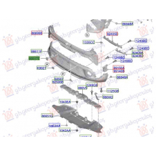 CUBIERTA TRASERA DEL GANCHO DE REMOLQUE (O)