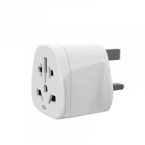Adaptador de viaje universal UK Celly blanco