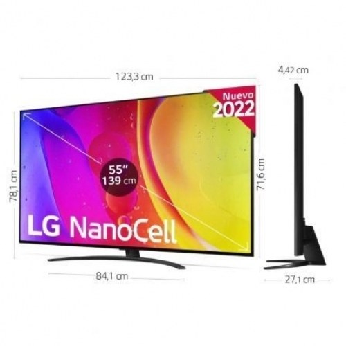 Televisor LG NanoCell 55NANO826QB 55/ Ultra HD 4K/ Smart TV/ WiFi