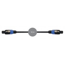 Cable señal de audio Conector altavoz macho a conector altavoz macho Fonestar SP-820-10