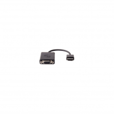 DELL Adaptador de cable de v?deo HDMI, VGA (D-Sub) Negro