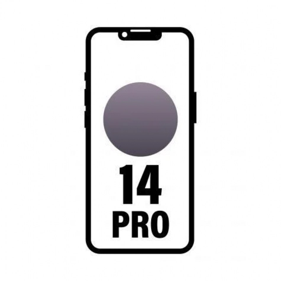 Smartphone Apple iPhone 14 Pro 256GB/ 6.1/ 5G/ Morado Oscuro