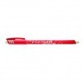 Giotto Tratto Cancellik Boligrafo de Bola - Tinta Borrable - Trazo 0.4mm - Doble Goma - Color Rojo