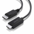 Aisens - Cable Conversor Displayport A Hdmi 4K@60Hz, Dp/M-Hdmi/M, Negro, 2.0M