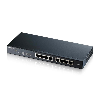 GS1900-8 Gestionado L2 Gigabit Ethernet (10/100/1000) Negro