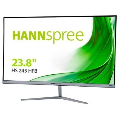 Monitor hannspree hs245hfb 23.8pulgadas ips 1920x1080 5ms vga hdmi altavoces gris titanio