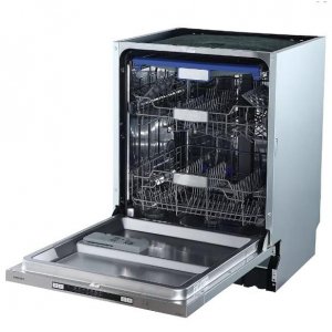 Lavavajillas integrable Infiniton DIW-BI614, 60 cm, 14 servicios, clase D, 85 kWh año, 47dB, 3ª bandeja, 7 programas, media carga, inox