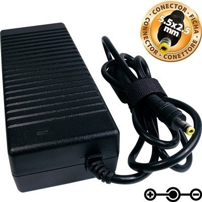 Alimentador Fijo 19Vdc 6,5Amp 120W conector 5,5X2,5mm