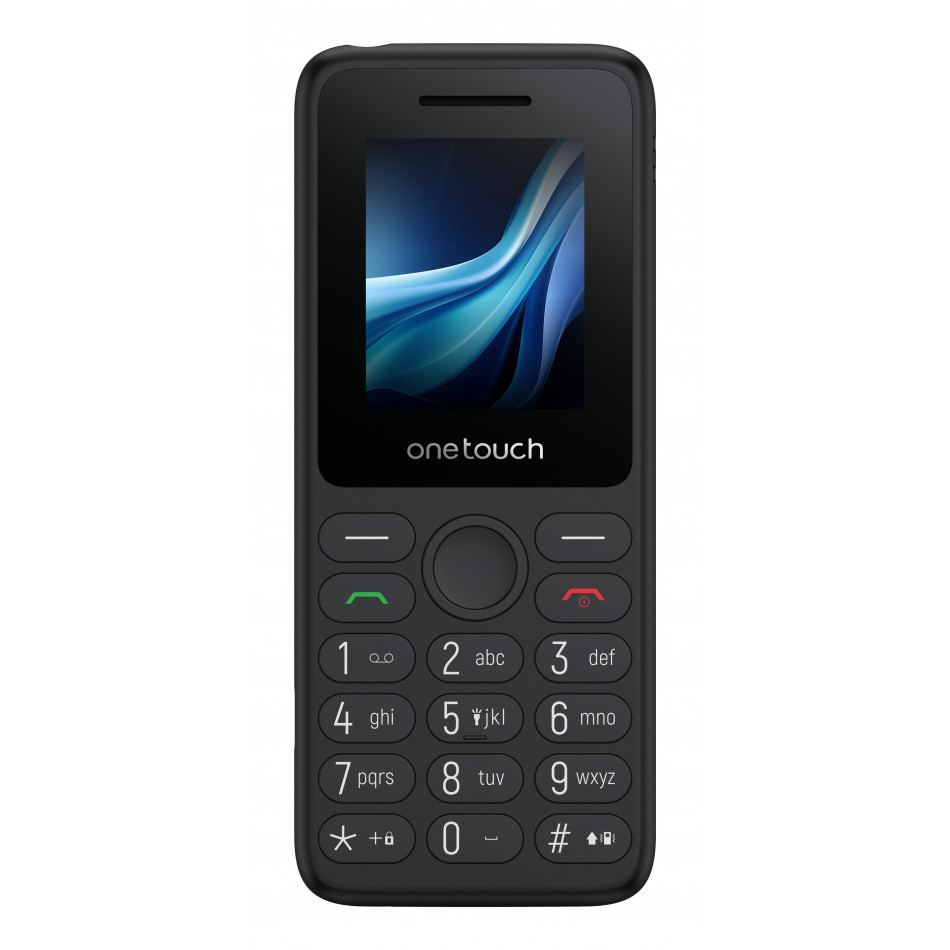 OneTouch 5041 4,57 cm (1.8") 82,8 g Negro Teléfono para personas mayores