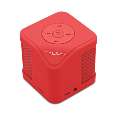 altavoz Cube 3W Fm/Sd bluetooth red