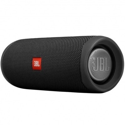 Altavoz bluetooth jbl flip 5 black - 20w rms - ipx7 - bateria 4800mah - manos libres - negro