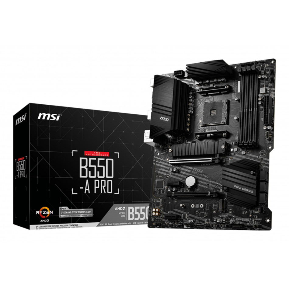 B550-A PRO placa base AMD B550 Zócalo AM4 ATX
