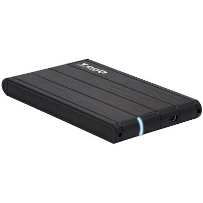 Tooq Carcasa Externa HDD/SDD 2.5 hasta 9,5mm SATA USB 3.0 - Color Negro