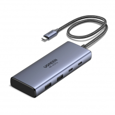 Ugreen 7-in-1 USB-C Hub CM498 Acoplamiento Base Gris