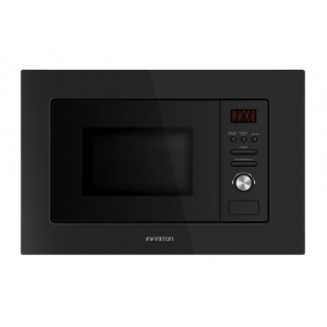 Microondas integrable Infiniton IMW-20BTN, 20 litros, 800W, Grill 1000W, negro