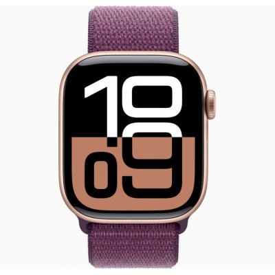 APPLE WATCH SERIES 10 42MM ROSE GOLD ALUMINIUM CASE WITH LIGHT BLUSH SPORT BAND S/M GPS MWWH3QC