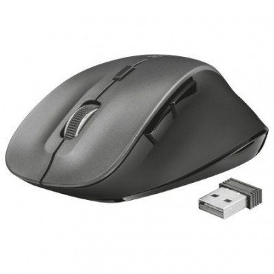 Ratón Ergonómico Inalámbrico Trust Ravan/ Hasta 1600 DPI