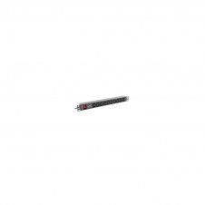 UNIDAD DISTRIBUCION ALIMENTACION LANBERG 10XIEC C13 POTENCIA MAX 2500W 16A 1U Negro