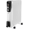 Radiador de aceite Ufesa Antares 2500, 2.500 W, 11 elementos, termostato regulable, blanco