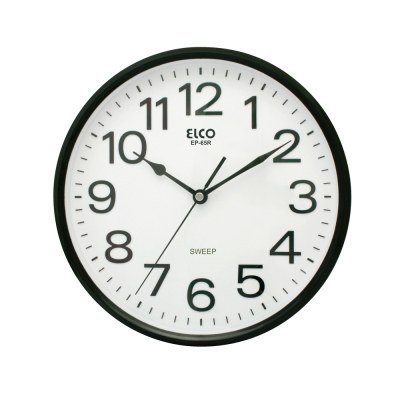 RELOJ DE PARED ELCO EP65R REDONDO 12'' SEG.CONT.NGO