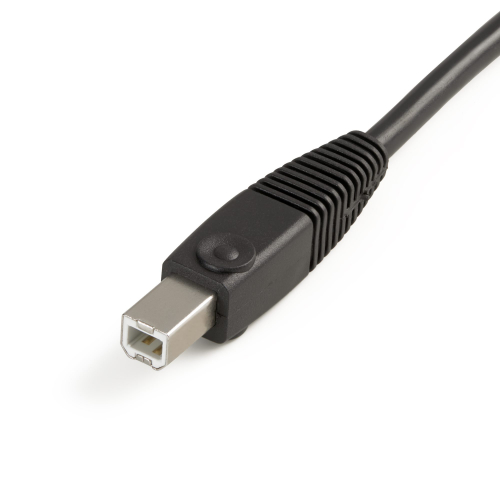 Cable KVM USB DVI 4 en 1 con Audio y Micrófono- 10 pies