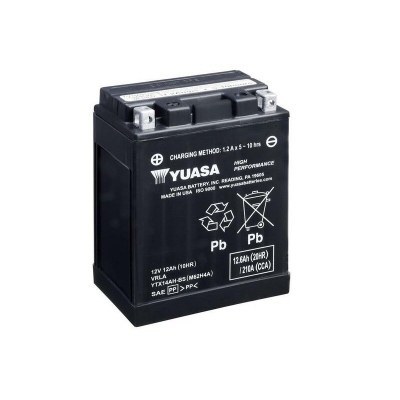 Yuasa battery YTX14AH-BS Combipack (con electrolito) YTX14AH-BS