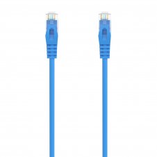 AISENS Cable de Red Latiguillo RJ45 LSZH Cat.6A 500 Mhz UTP AWG24, Azul, 25CM